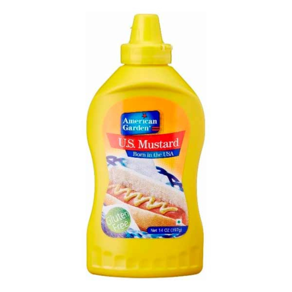 AMERICAN GARDEN NATURAL MUSTARD SQUEEZE 397 GM 