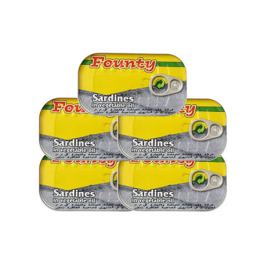 FOUNTY SARDINES IN OIL 5S*125GM