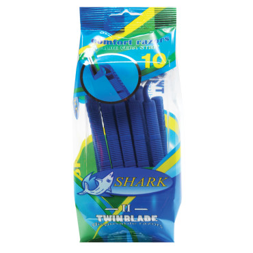 SHARK DISPO RAZOR LADY'S T/B ALOE VERA STRIP 10+10