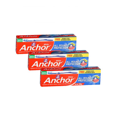 ANCHOR ACP TOOTH PASTE + T-BRUSH 3S*150GM