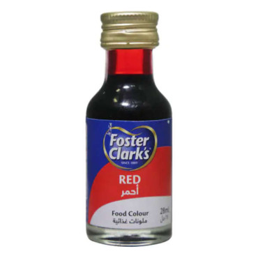 FOSTER CLARKS FOOD COLOUR RED 28GM 