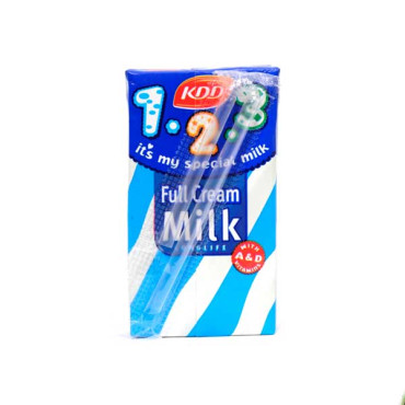 KDD LONG LIFE FULL CREAM MILK 6 X 125ML 