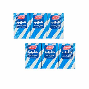 KDD LONG LIFE FULL CREAM MILK 6 X 250ML 
