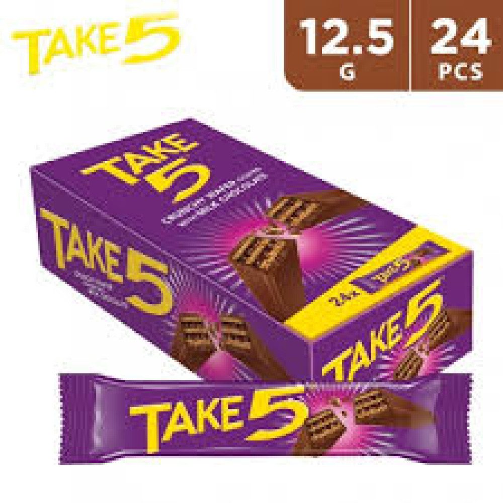 CHOCOLATE 2 FINGERS TAKE 5 24X12.5G