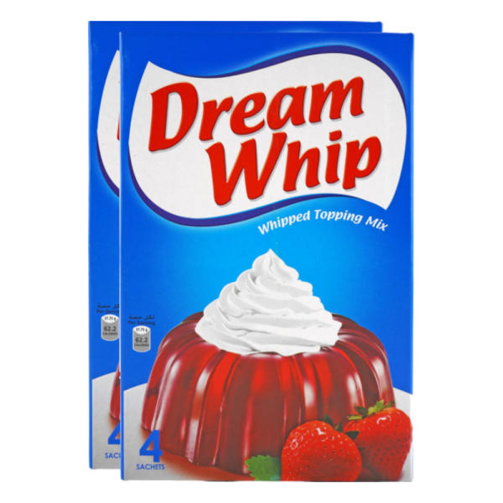 DREAM WHIP WHIPPED TOPPING MIX 2 X 144GM 