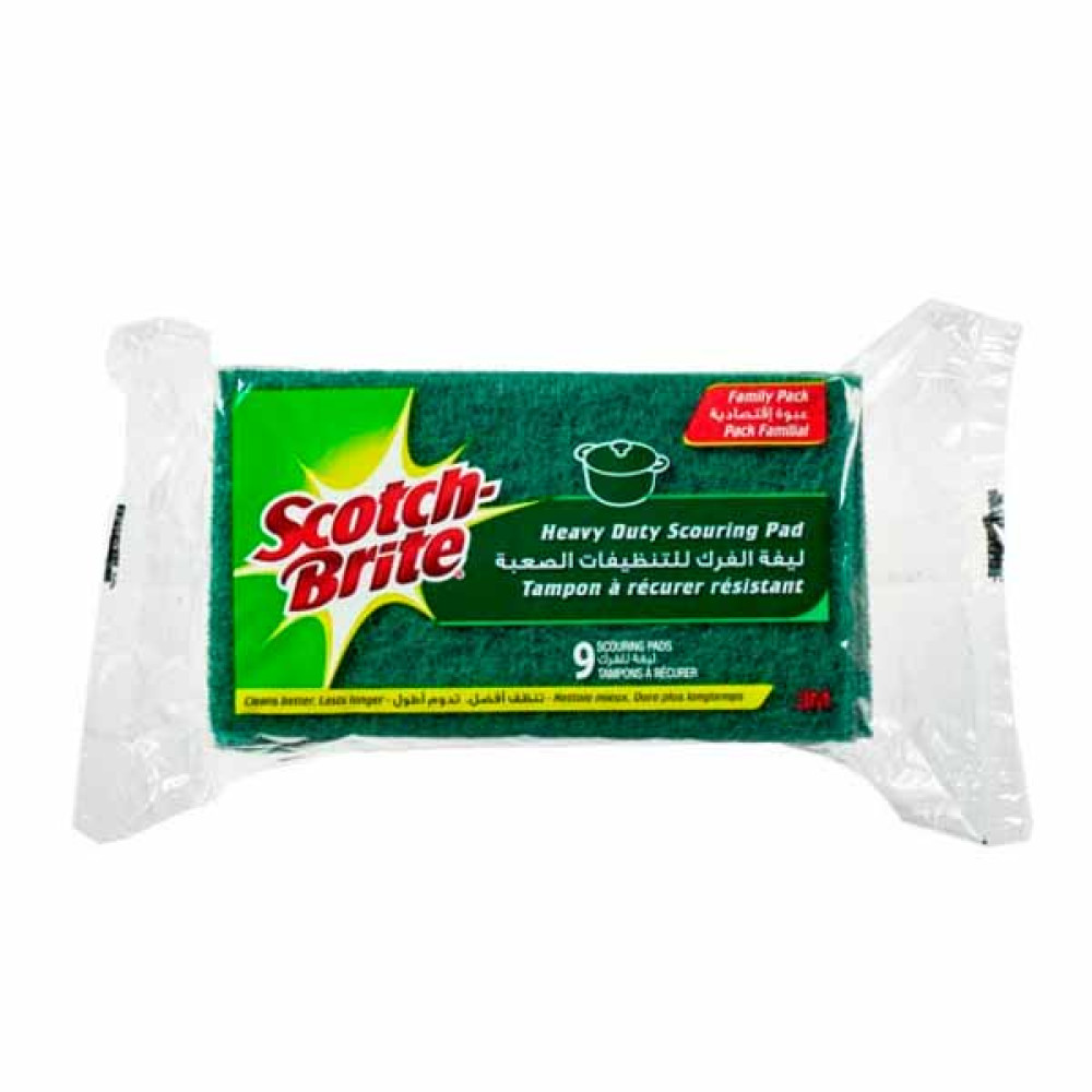 SCOTCH BRITE HEAVY DUTY SCOUR PAD 9S 