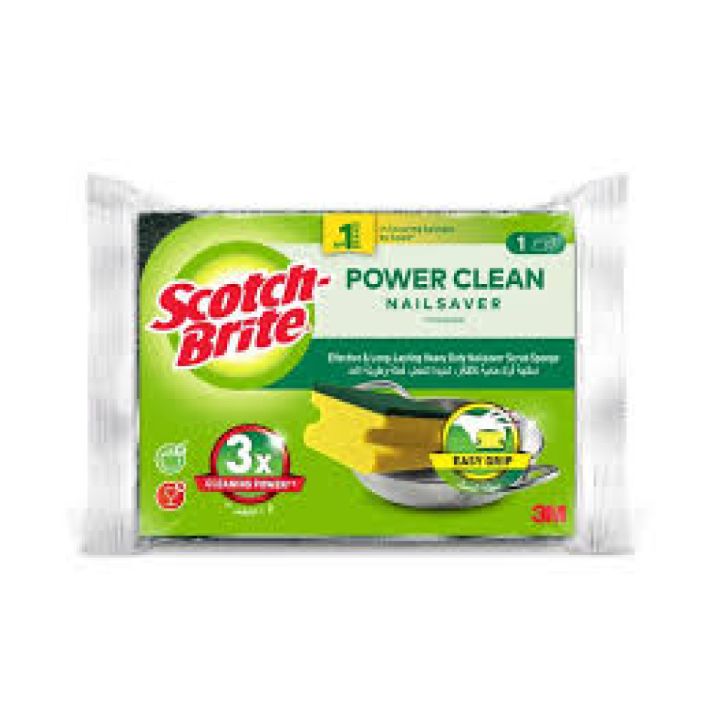 SCOTCH BRITE SCRUB SPONGES SINGLE NAIL SAVER