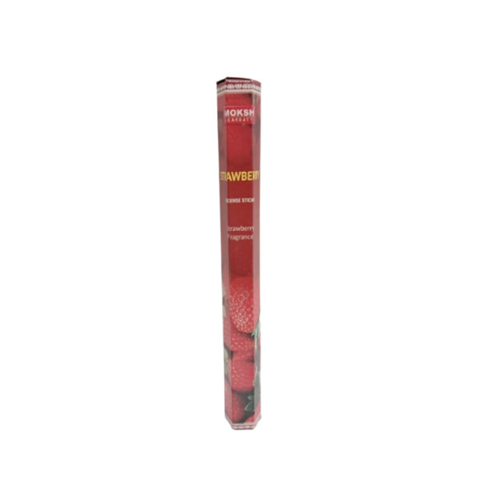 MOKSH AGARBATTI HEXAGON SWARNA STRAWBERRY 1 X 20PS