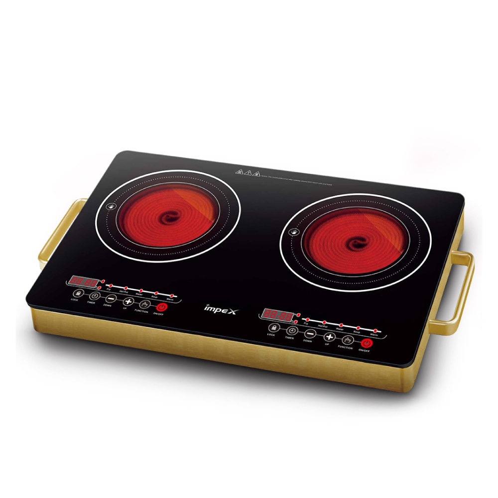 IMPEX IR2704 INFRARED COOKER DOUBLE