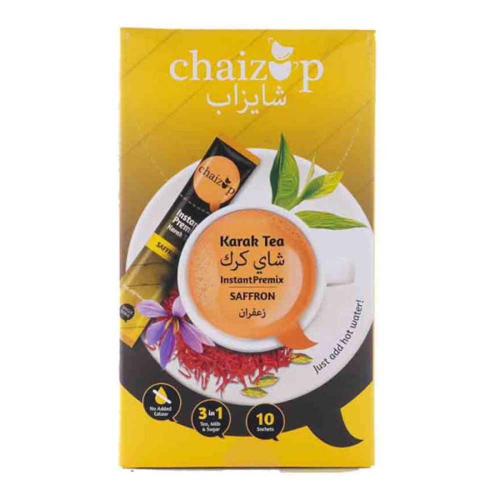 CHAIZUP INSTANT TEA PREMIX SAFRON 10 X 20GM 