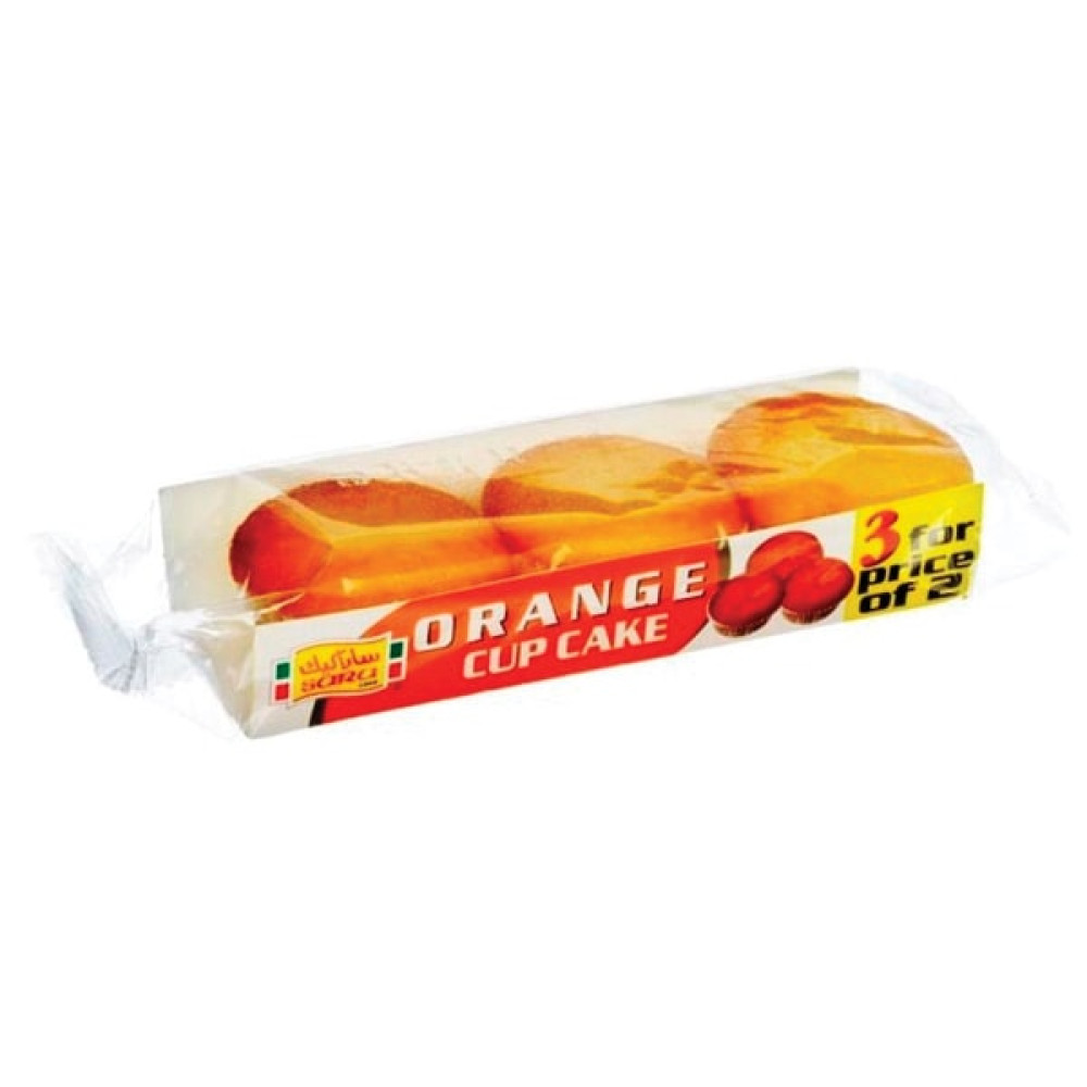 SARA CUP CAKE ORANGE 3 X 25GM 