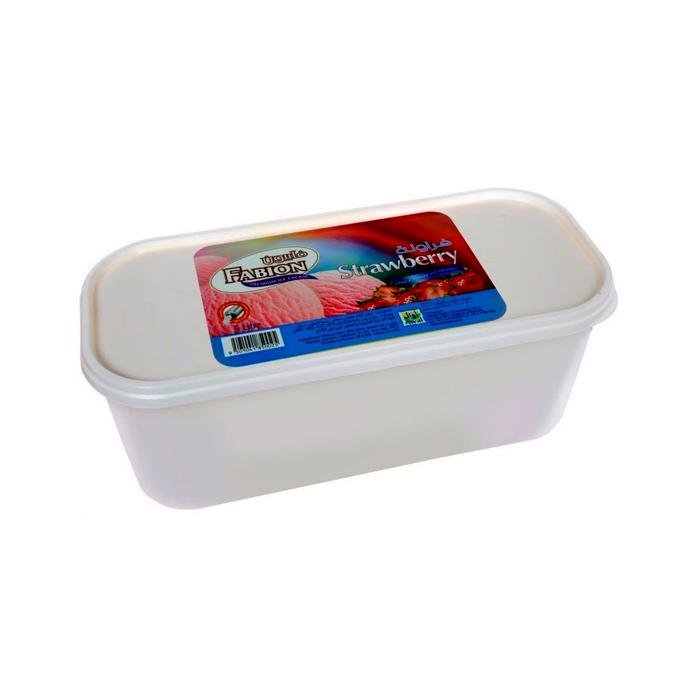 FABION STRAWBERRY ICE CREAM 5LTR